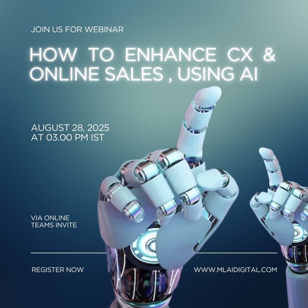 How to Enhance CX & Online Sales , using AI